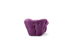 Nubola 133 Velvet Sofa in Purple by Gaetano Pesce