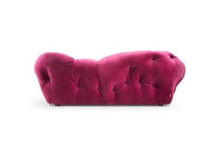 Canapé Nubola 238 en velours rose par Gaetano Pesce