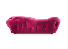 Nubola 277 Velvet Sofa in Blush by Gaetano Pesce