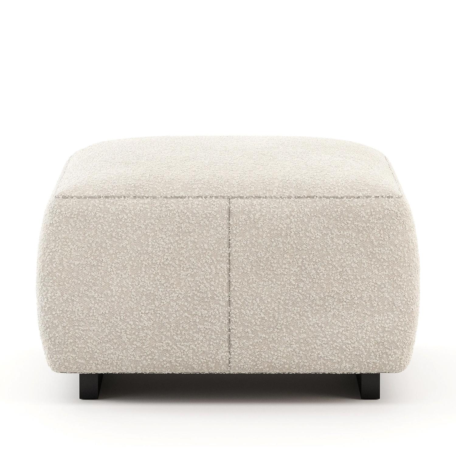 Hand-Crafted Nucci Pouf For Sale