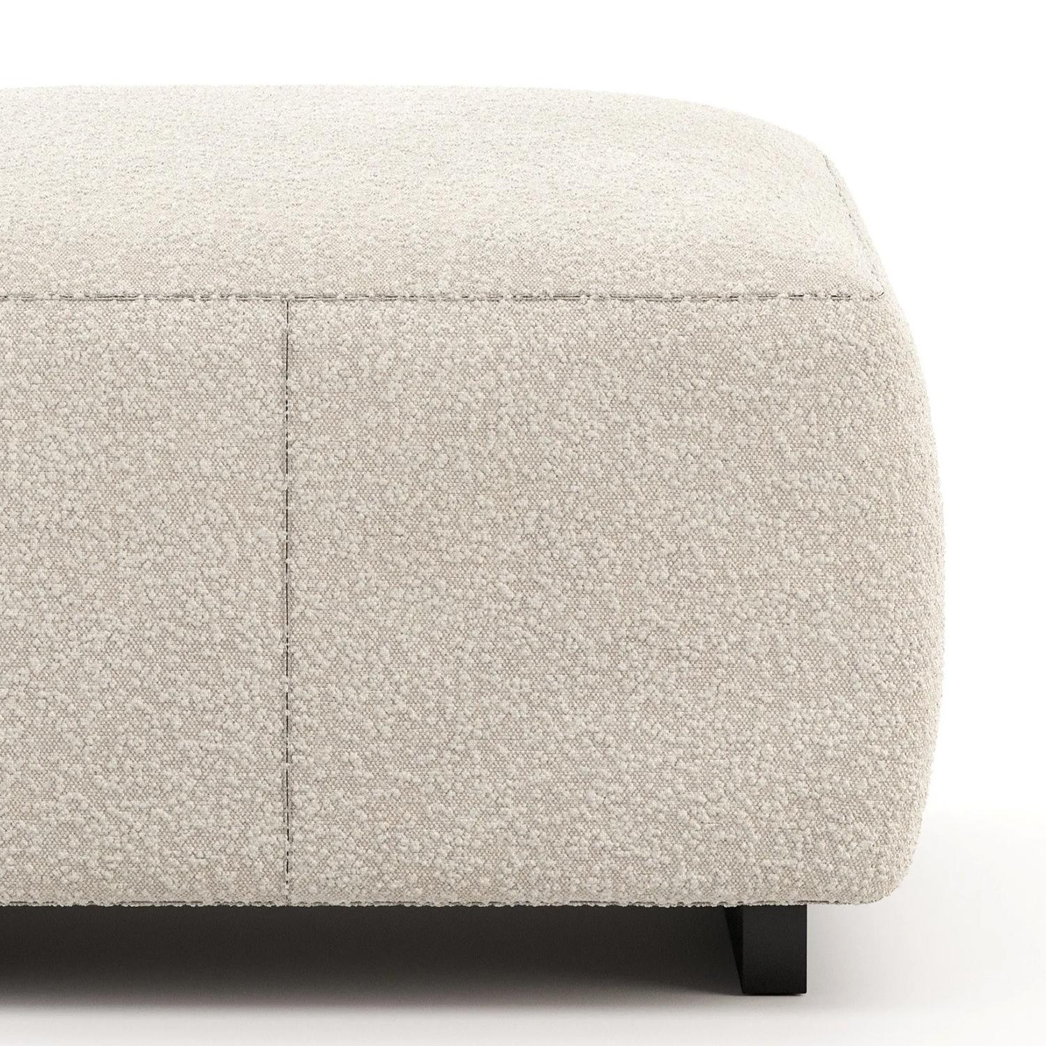 Steel Nucci Pouf For Sale