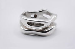 Núcleo 2 Ring in 925 Sterling Silver by Ana Paula Flores