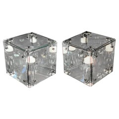 Nucleo Sormani Italy optical lamp Prismar by Studio Arditi design in years '70