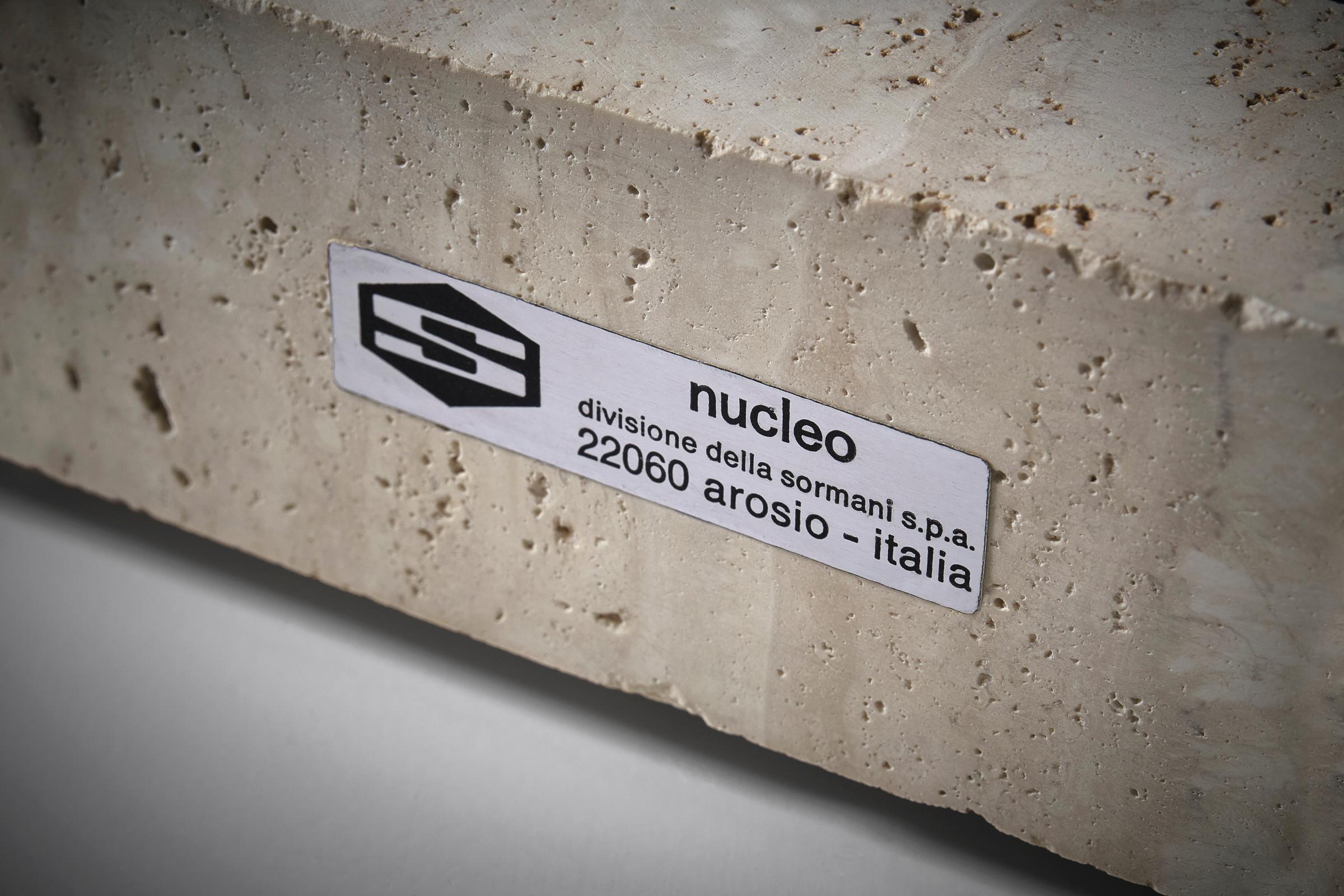 Nucleo Sormani Travertine table lamp, Italy ca. 1970 For Sale 6