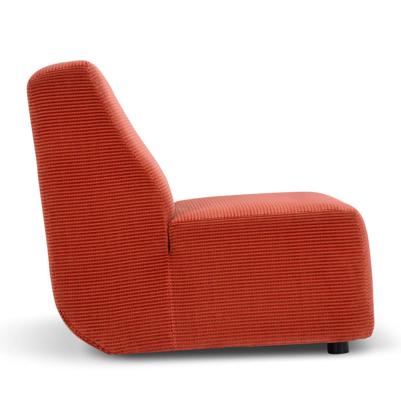 Italian Nuda Orange Armchair by Simone Micheli For Sale