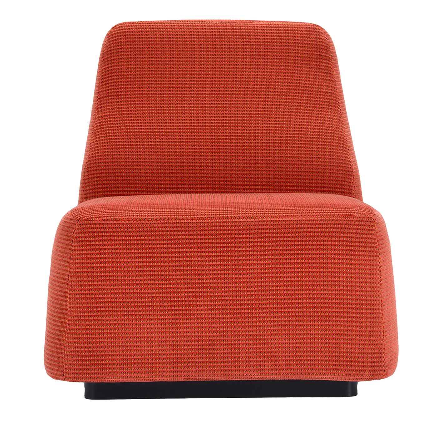 Contemporary Nuda Orange Armchair by Simone Micheli For Sale