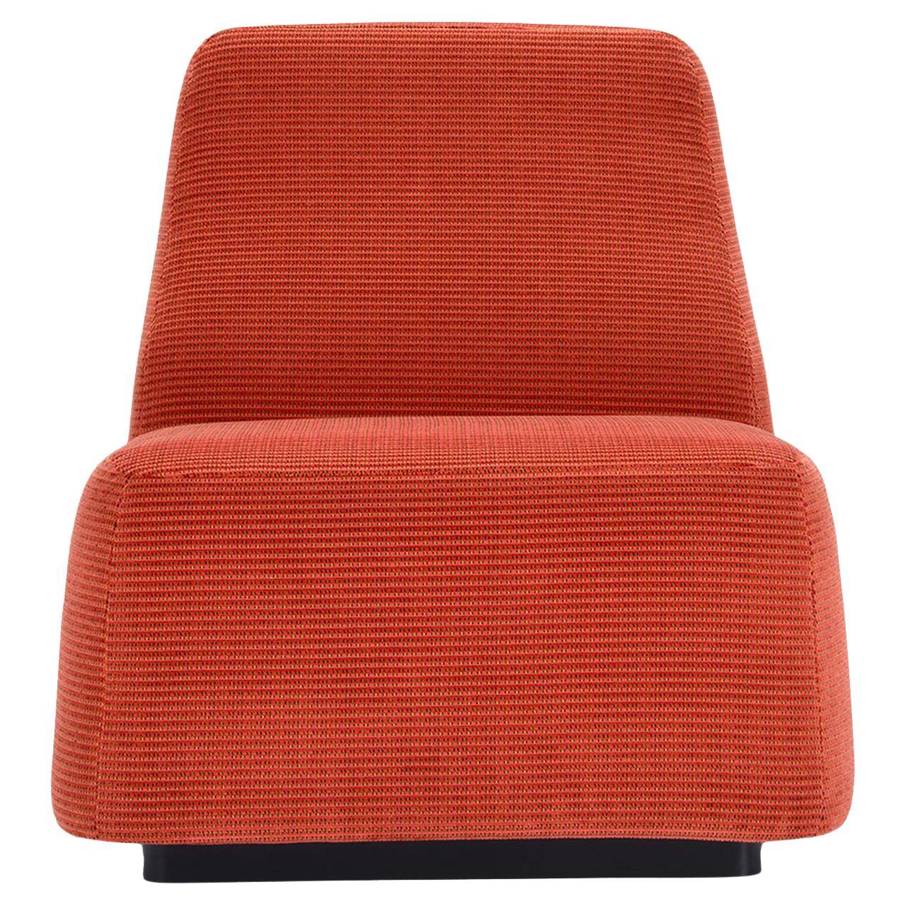 Nuda Orange Armchair by Simone Micheli For Sale