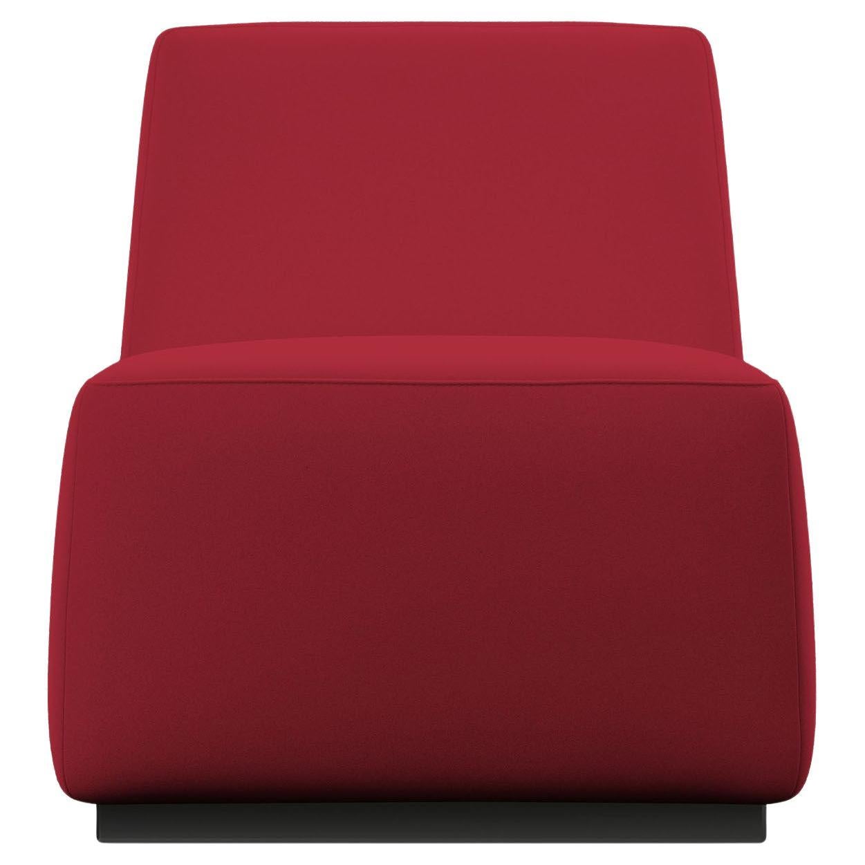Nuda Red Armchair By Simone Micheli