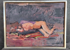 Nude Abstract Expressionist Painting by Lundy Siegriest