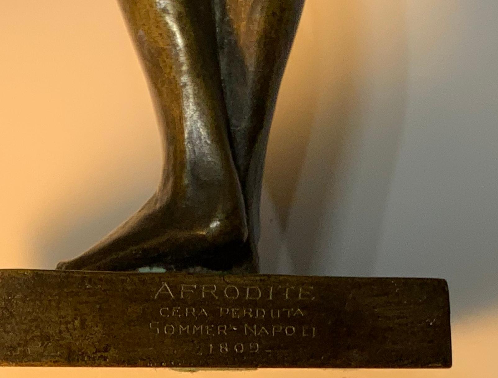 Nude Afrodite Somme Napoli Bronze Sculpture For Sale 7