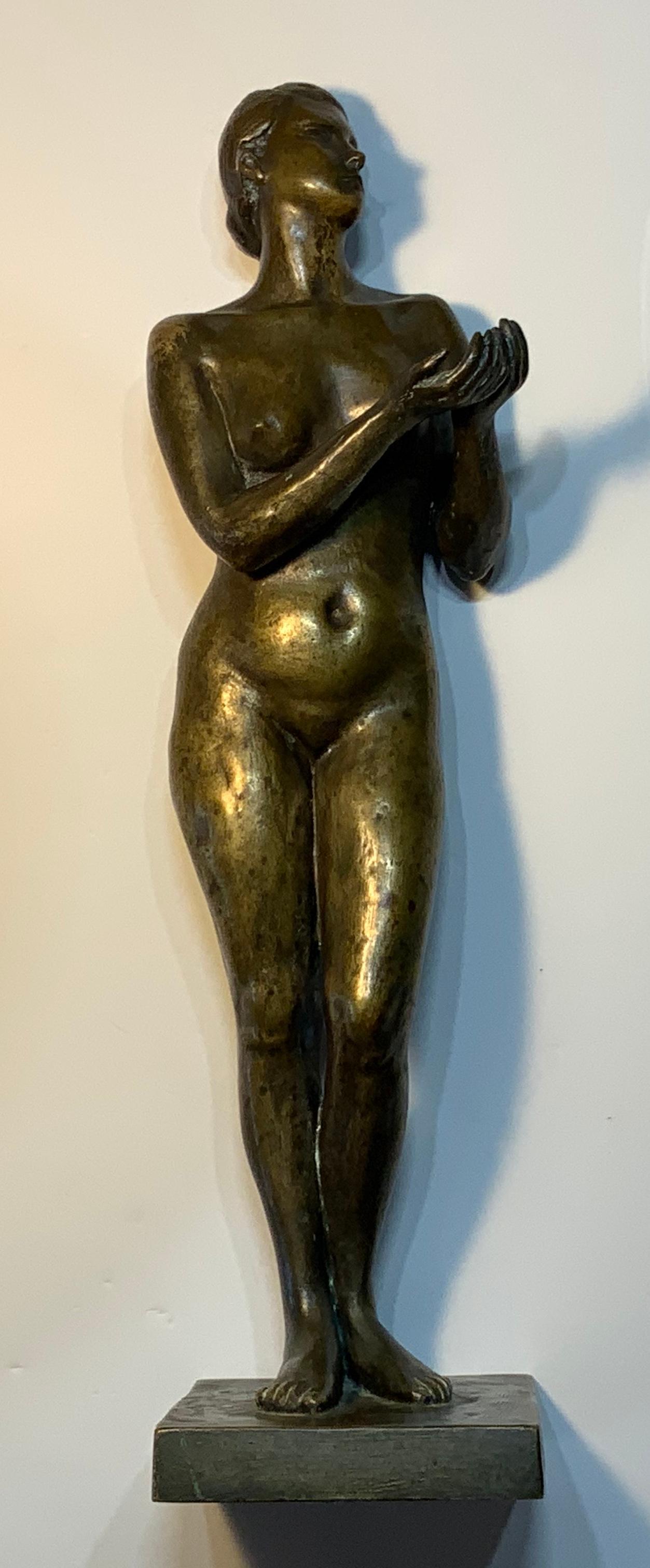 Nude Afrodite Somme Napoli Bronze Sculpture For Sale 9