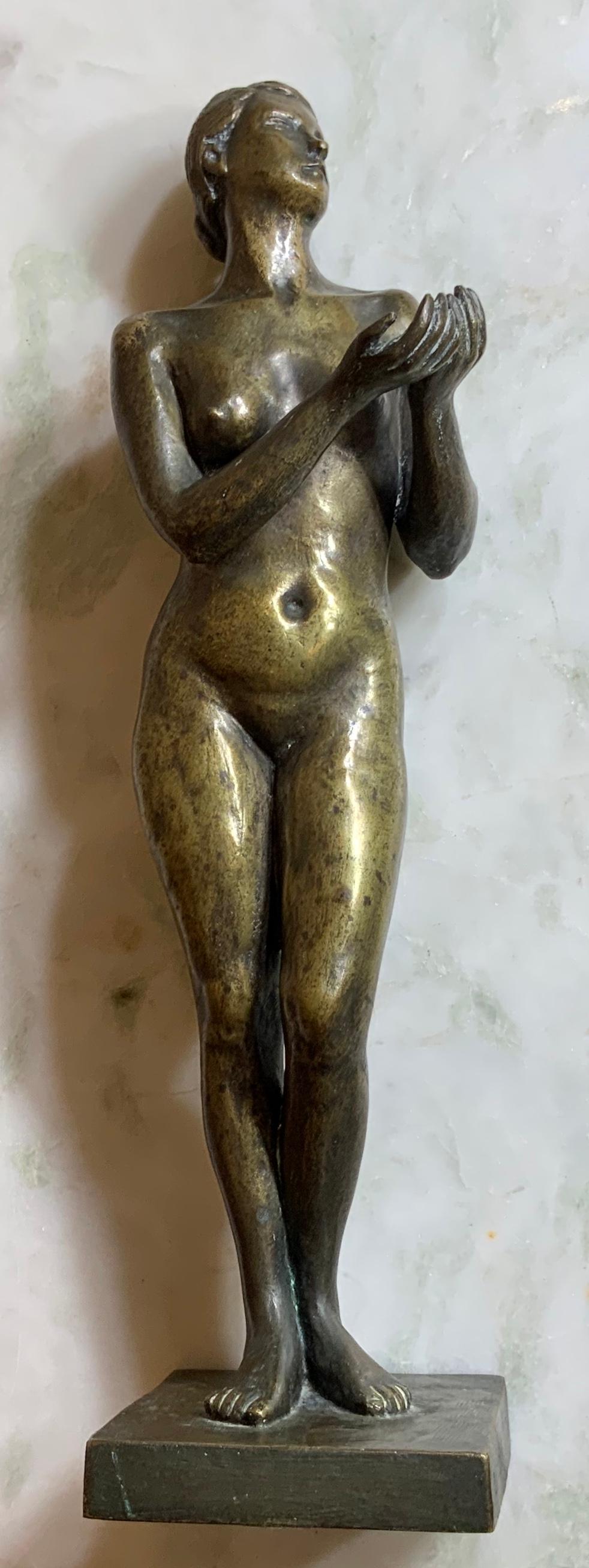 19th Century Nude Afrodite Somme Napoli Bronze Sculpture For Sale
