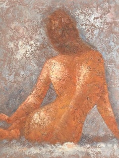 Nude Beautifully framed Oil Paining