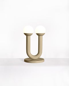 Nude Beige Umu Sculptural Table Lamp by Drusch Design