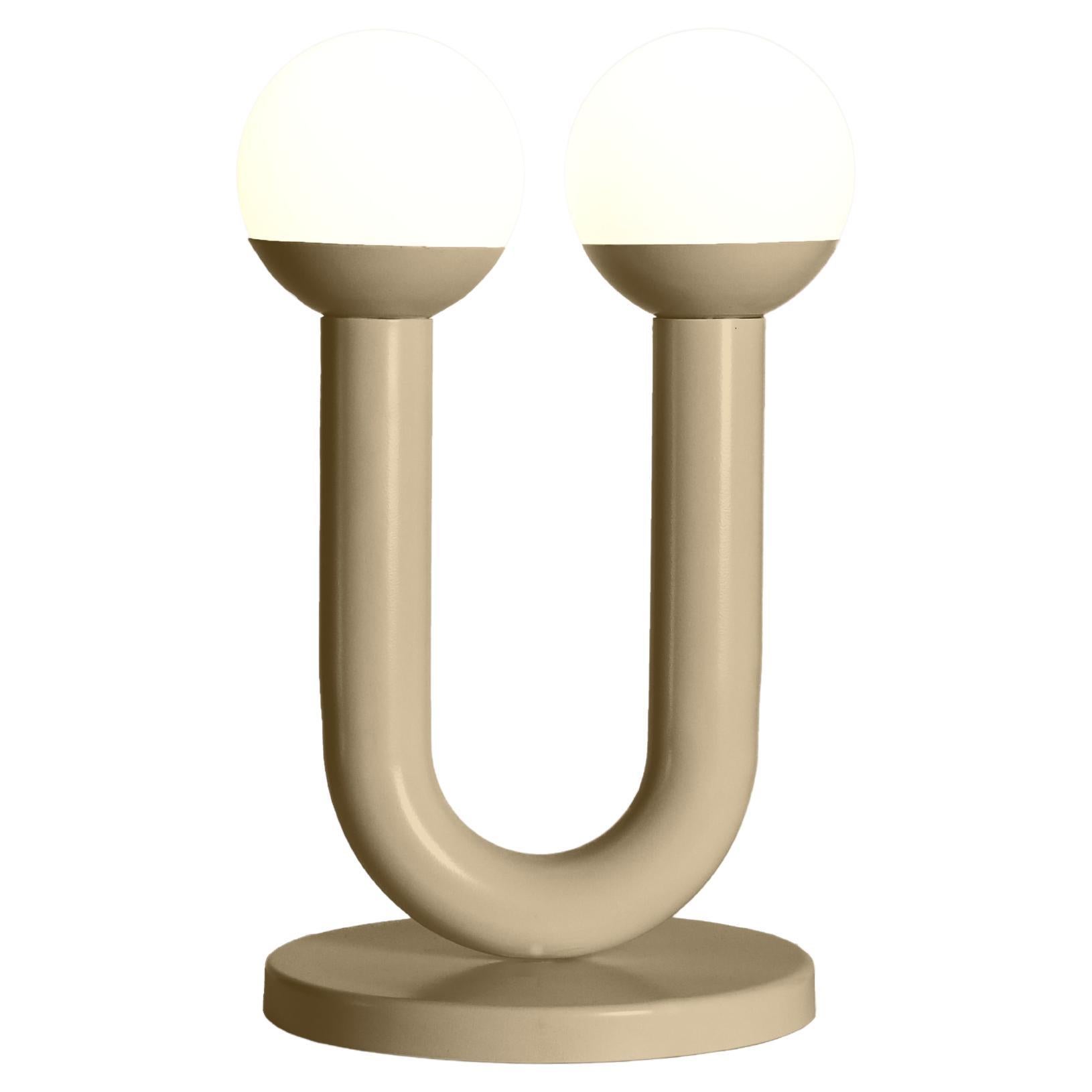 Nude Beige Umu Sculptural Table Lamp by Drusch Design