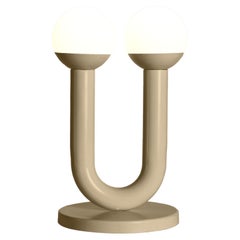 Nude Beige Umu Sculptural Table Lamp by Drusch Design