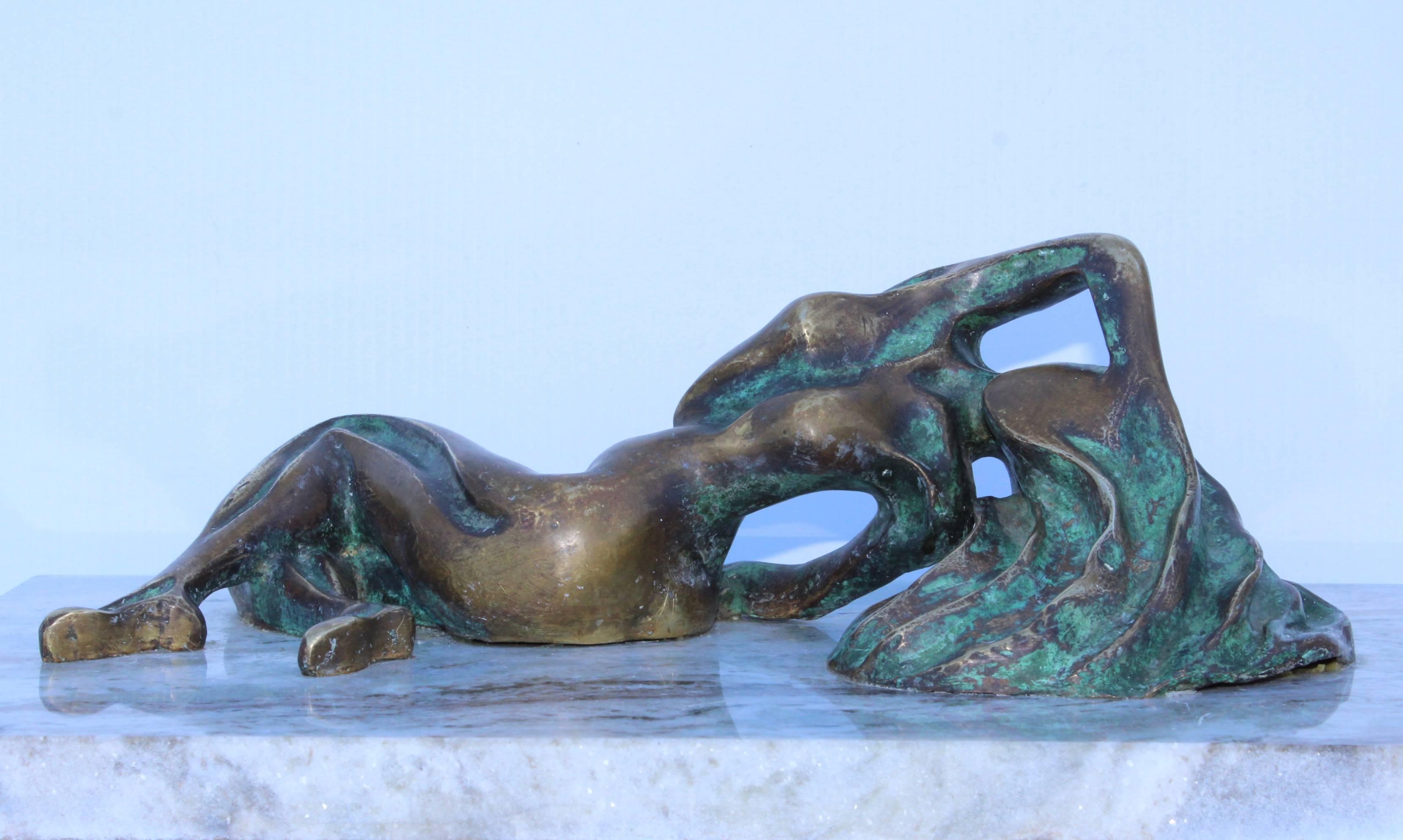 Nude Bronze Abstract Sculpture 7