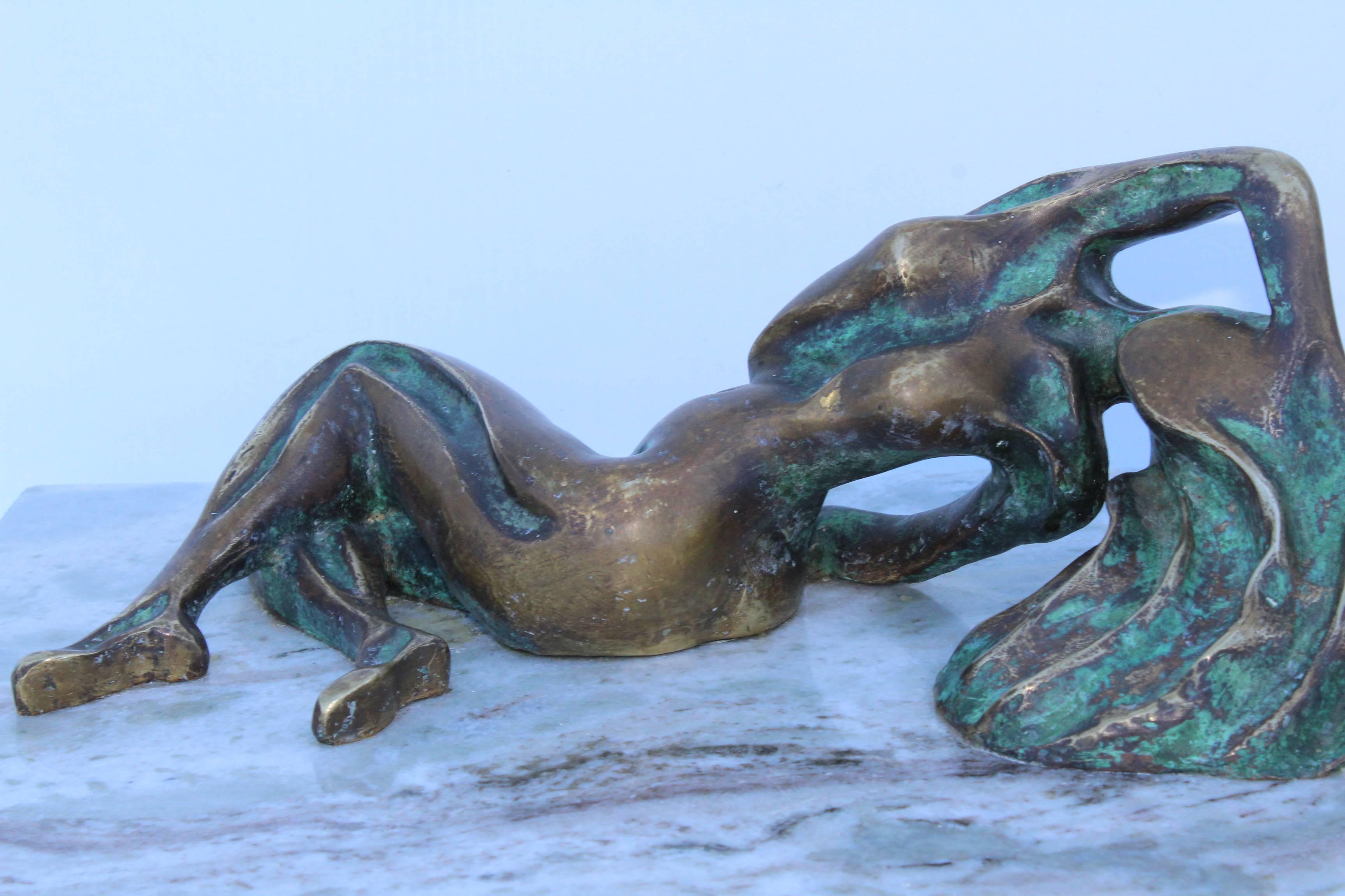 Nude Bronze Abstract Sculpture 9