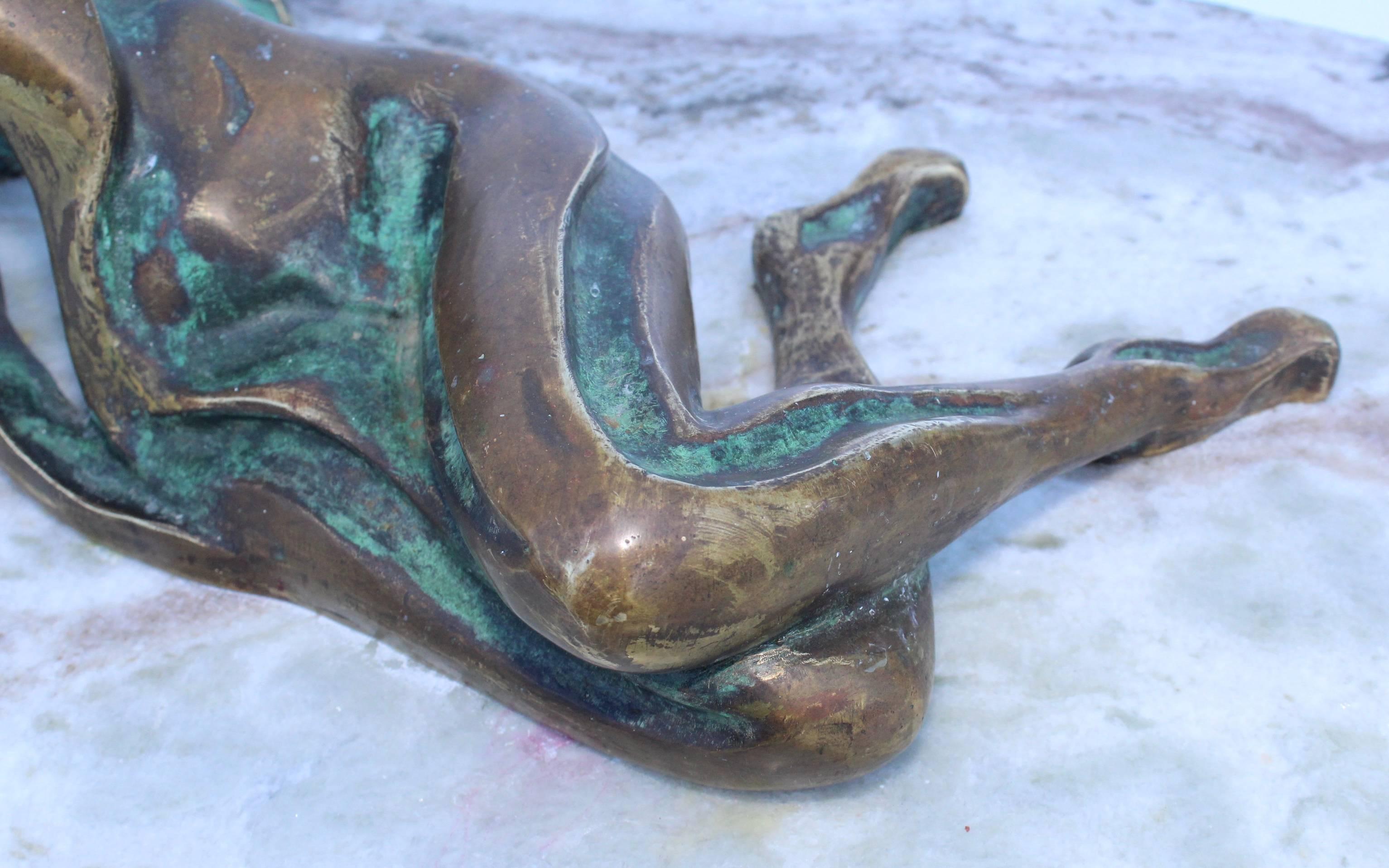 Nude Bronze Abstract Sculpture 3