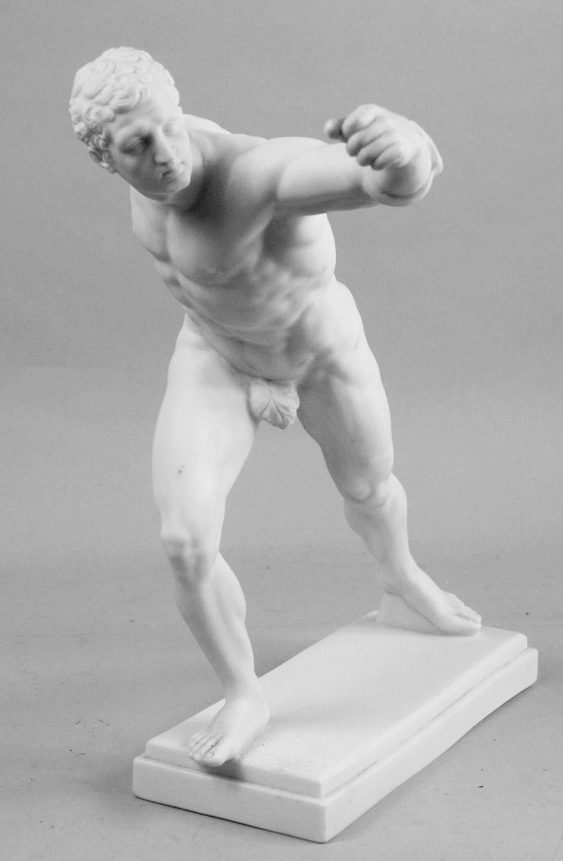 Mid-20th Century Nude Classical Greek Runner Sculpture