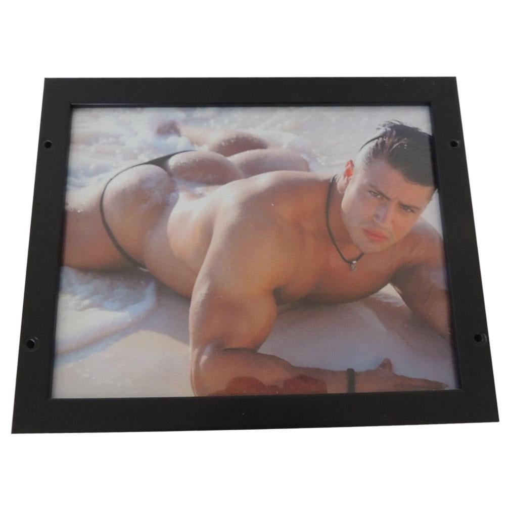 Nude Color Photograph of Male on the Beach "Miami"