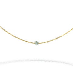 Nude Diamond Necklace '0.10carat'