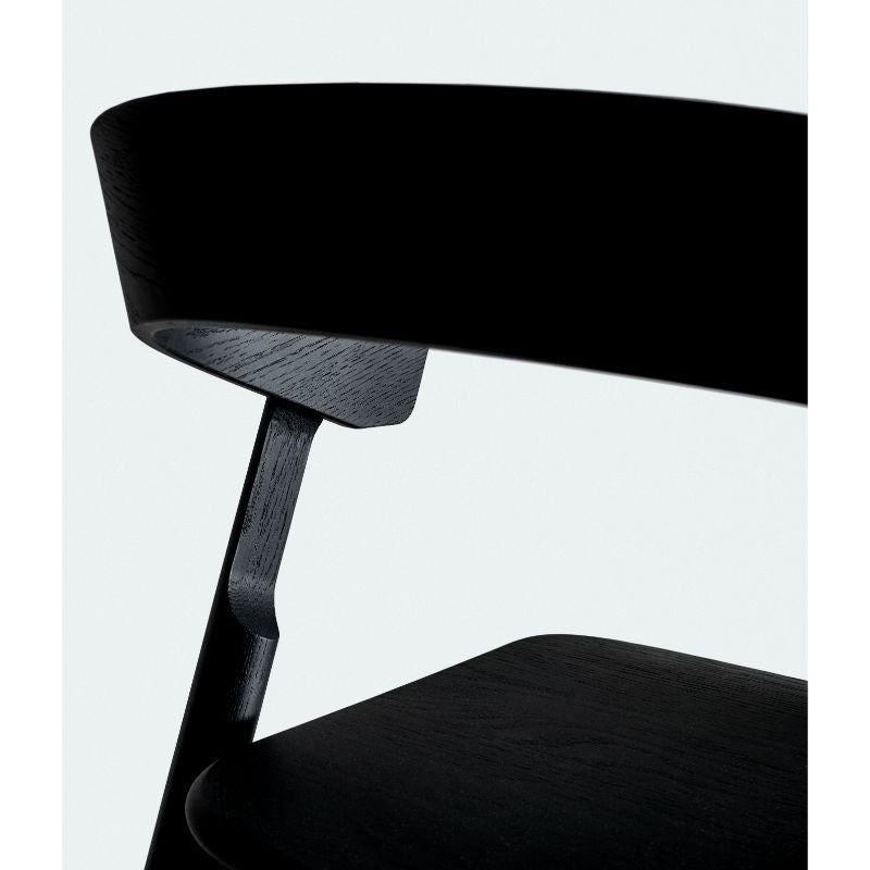 Nude Dining Chair, Black by Made by Choice In New Condition For Sale In Geneve, CH