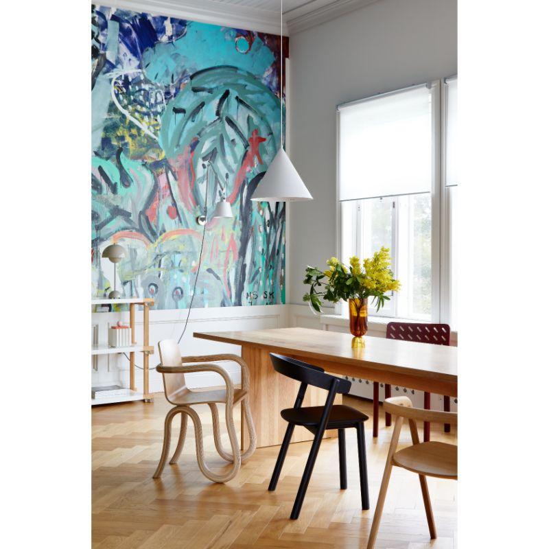 Cuir Chaise de salle à manger couleur chair, cuir naturel, par Made By Choice en vente