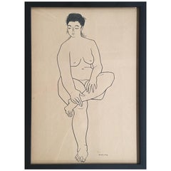 Nude Drawing #2 by Jerry O'day Alias Geraldine Heib