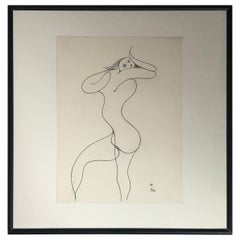 Nude Drawing by Albert Radoczy #2