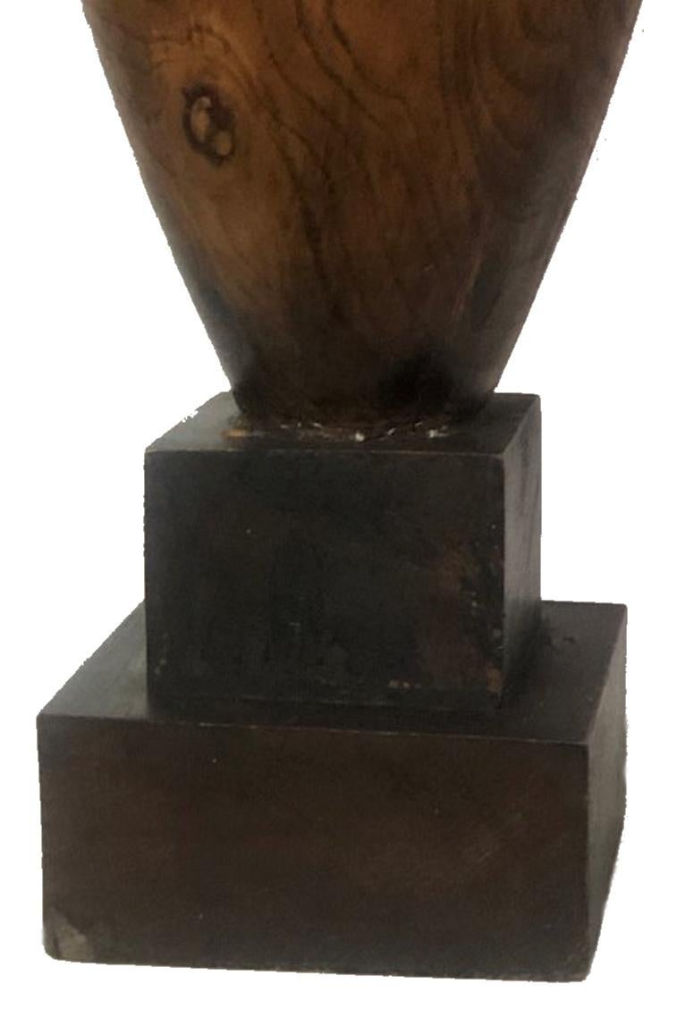 Carved Nude Female Torso, American Mid-Century Modern Wooden Sculpture, ca. 1950s