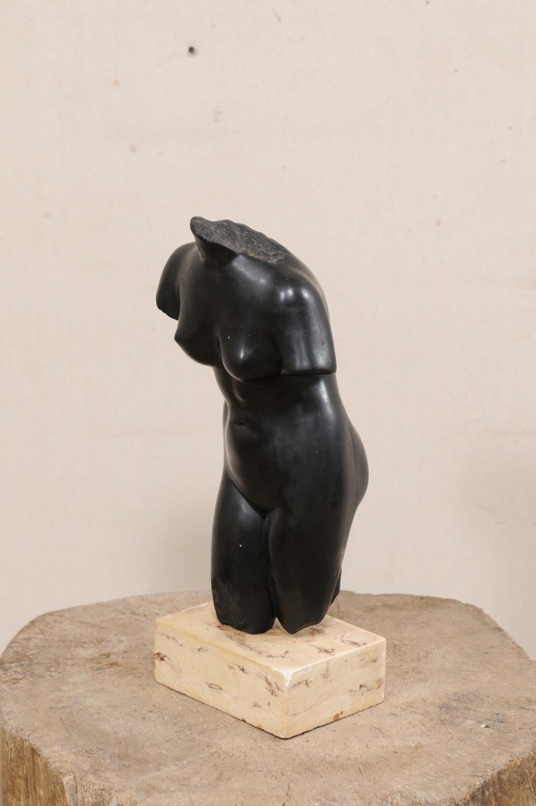 Nude Female Torso Sculptural Art Piece from Europe 4