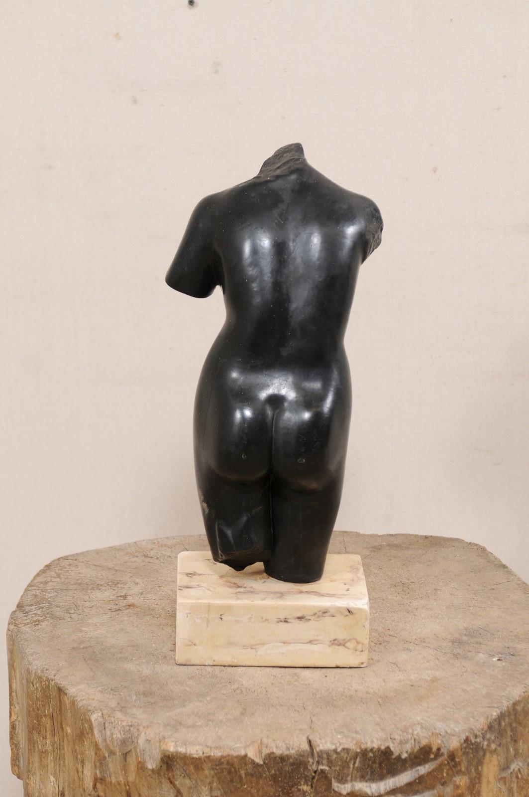 Nude Female Torso Sculptural Art Piece from Europe 1