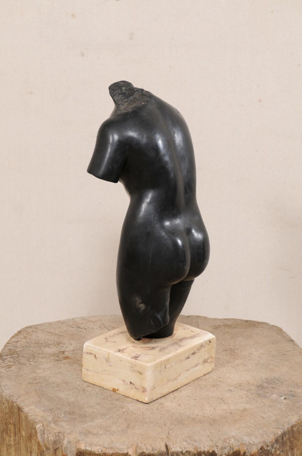Nude Female Torso Sculptural Art Piece from Europe 2