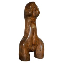 Nude Female Torso Sculptural Art Piece from Europe