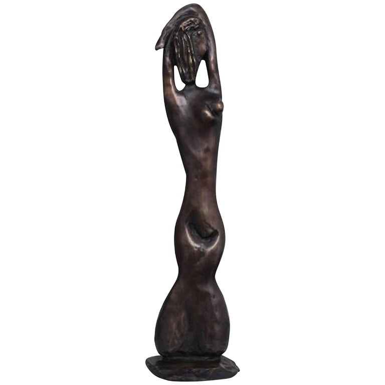 'Nude' , One of a kind bronze sculpture For Sale at 1stDibs