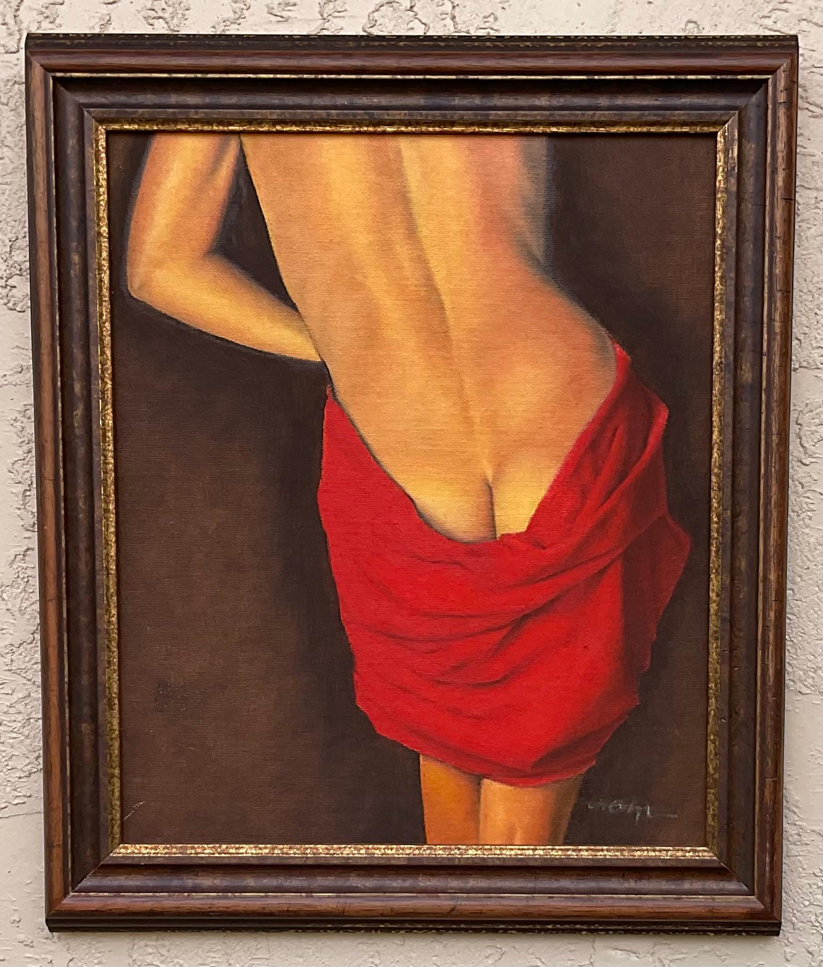 Nude From The Back Oil Painting  For Sale 3