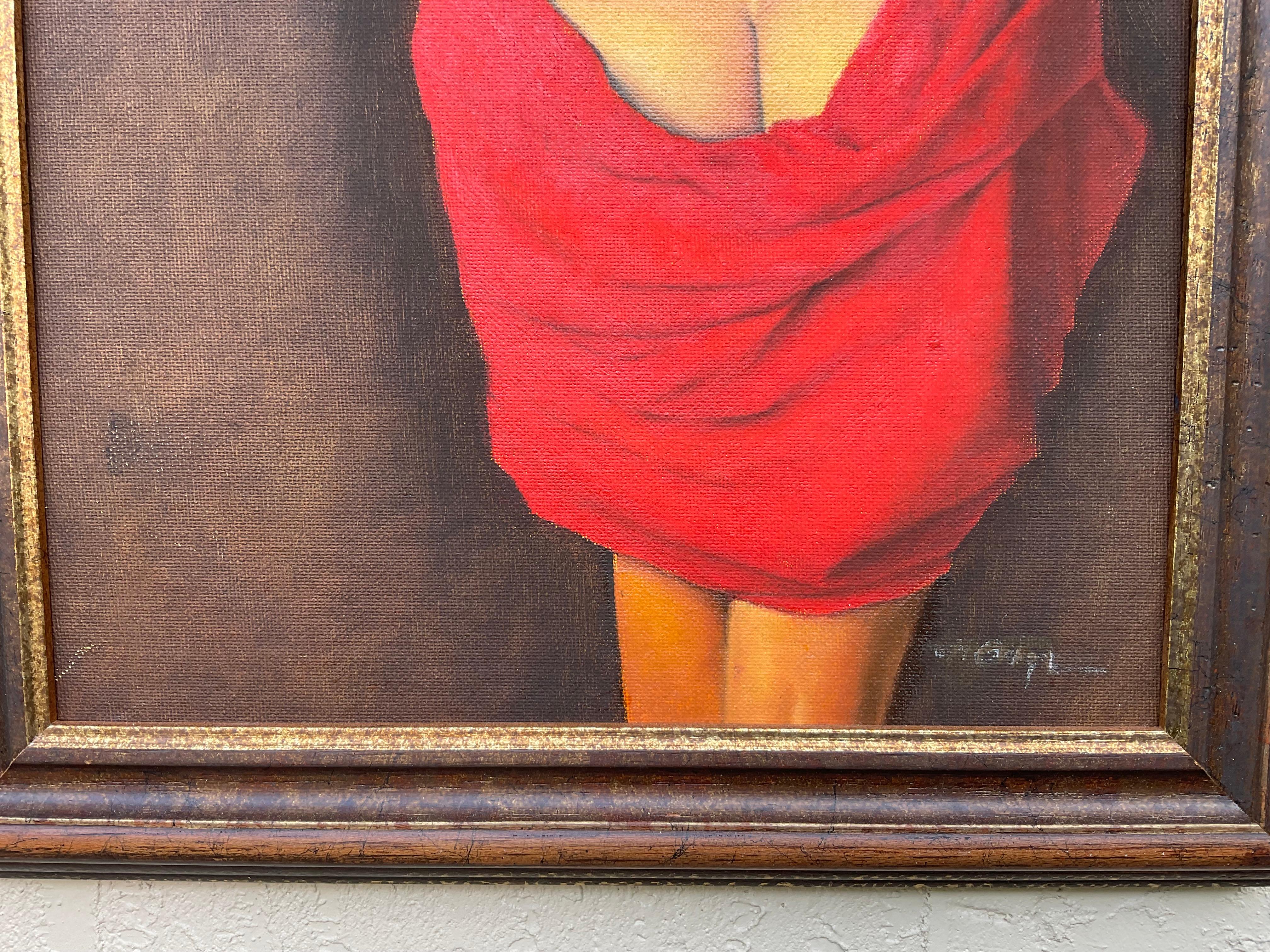 20th Century Nude From The Back Oil Painting  For Sale