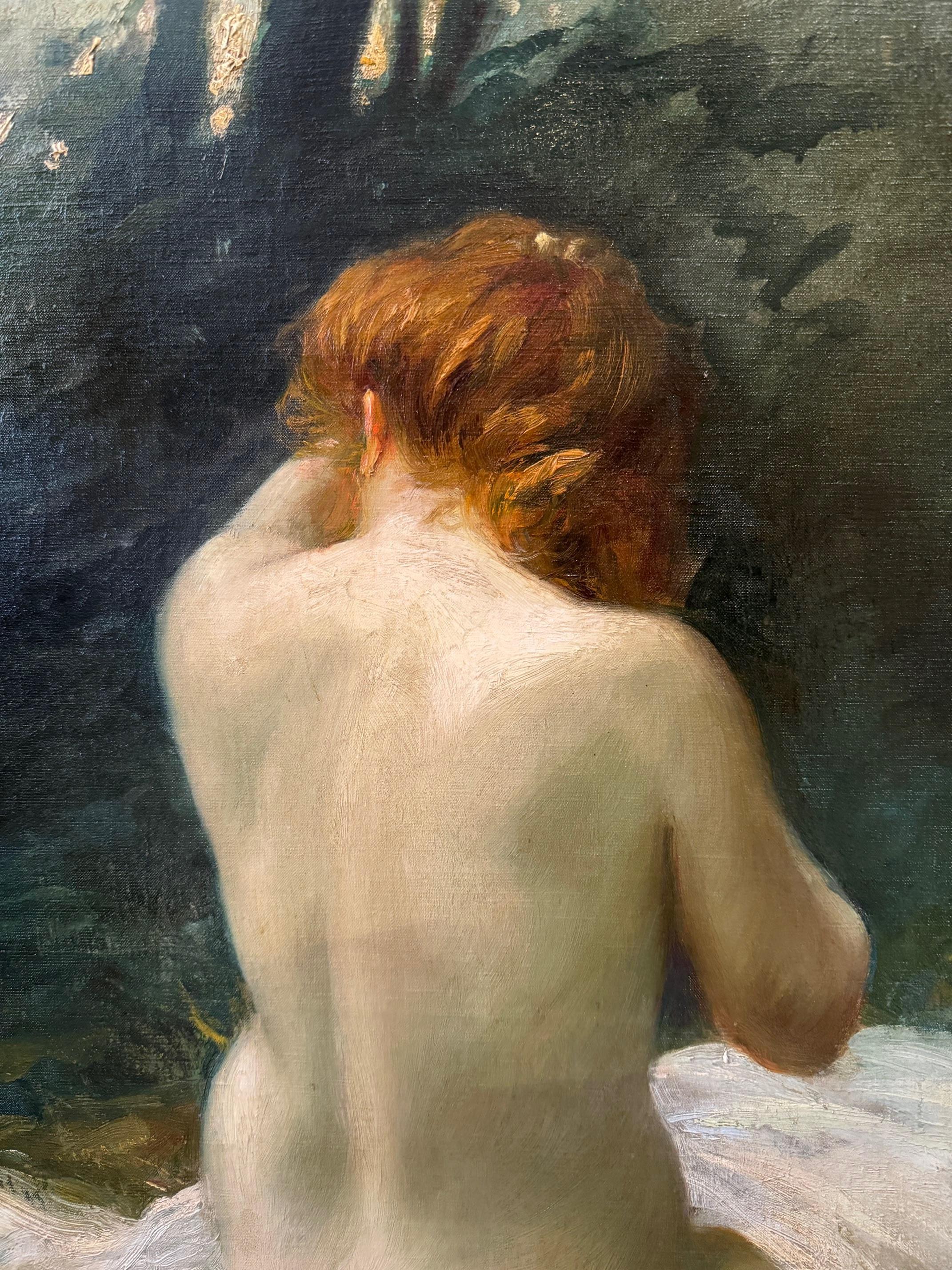 French Nude from the rear, Etienne MONDINEU (1872-1940)