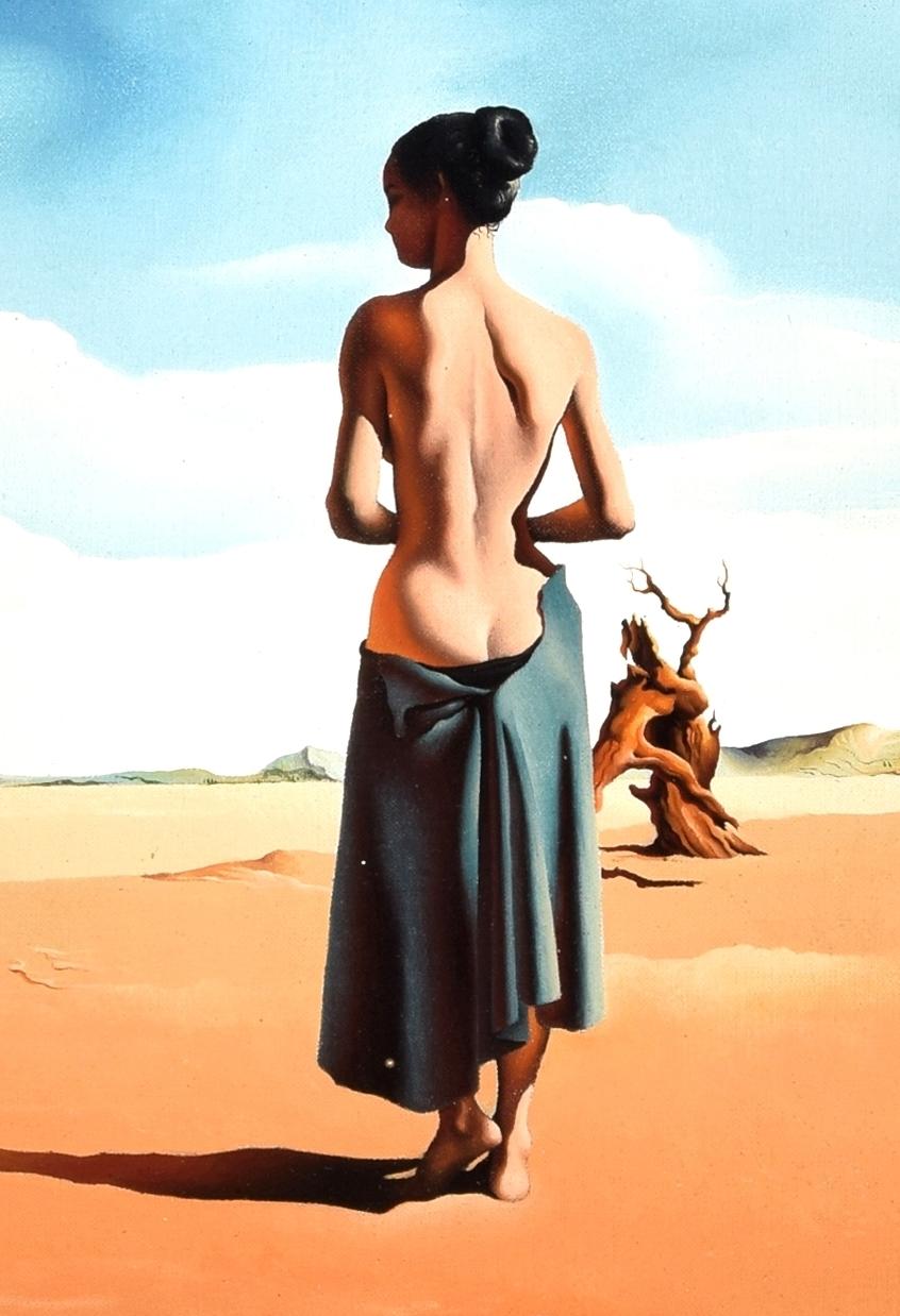 Other Nude in a Landscape, Oil on Canvas, Signed and Located, Capuletti, José Manuel