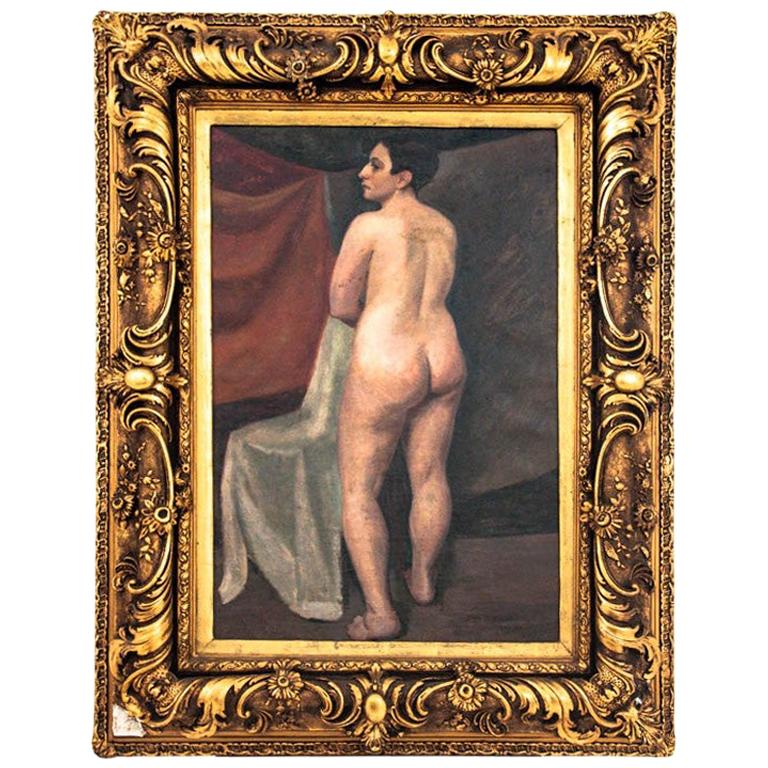 Nude, Józef Krzyżański '1898-1987', 1929, Oil on Canvas For Sale