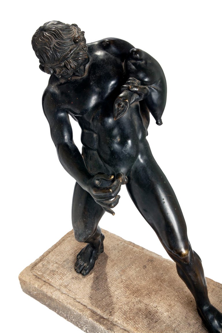 Nude Male Bronze Sculpture Fountain  For Sale 4