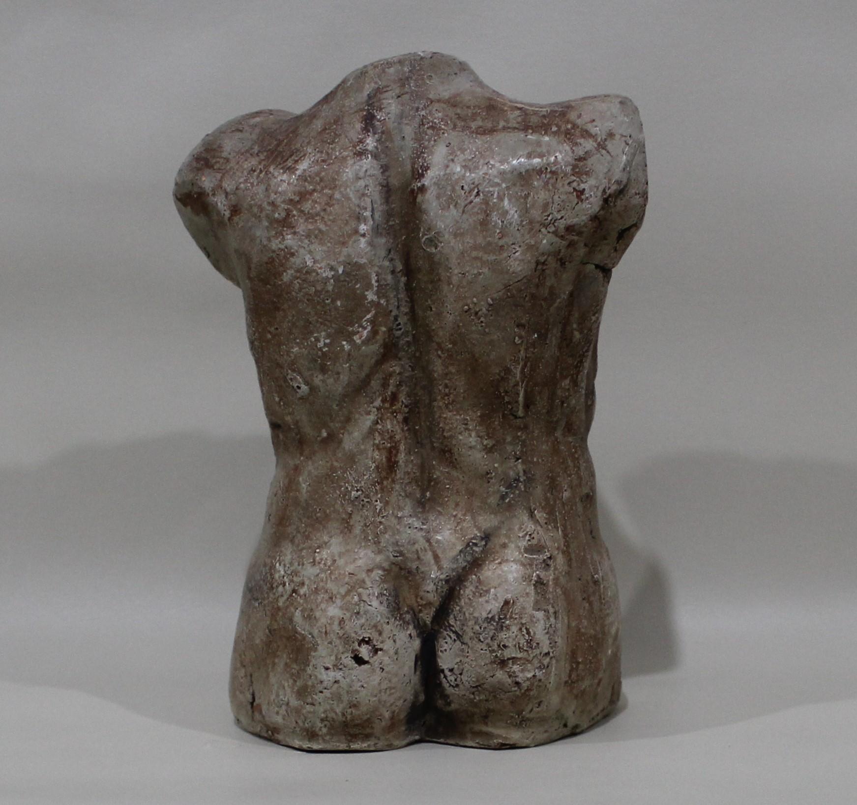 Nude Male Torso Sculpture In Good Condition In Hamilton, Ontario