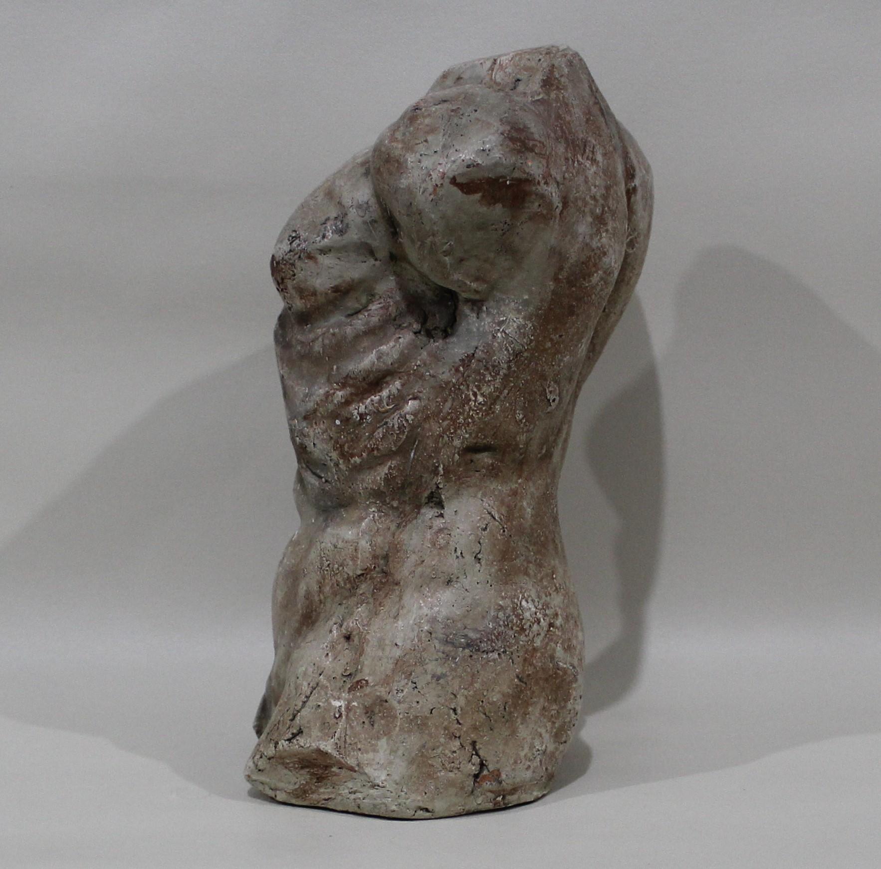 20th Century Nude Male Torso Sculpture