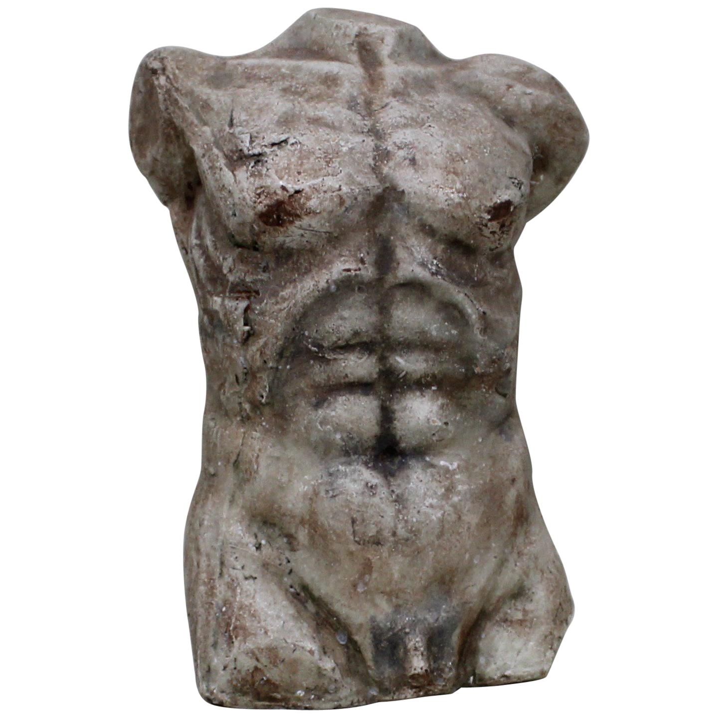 Nude Male Torso Sculpture