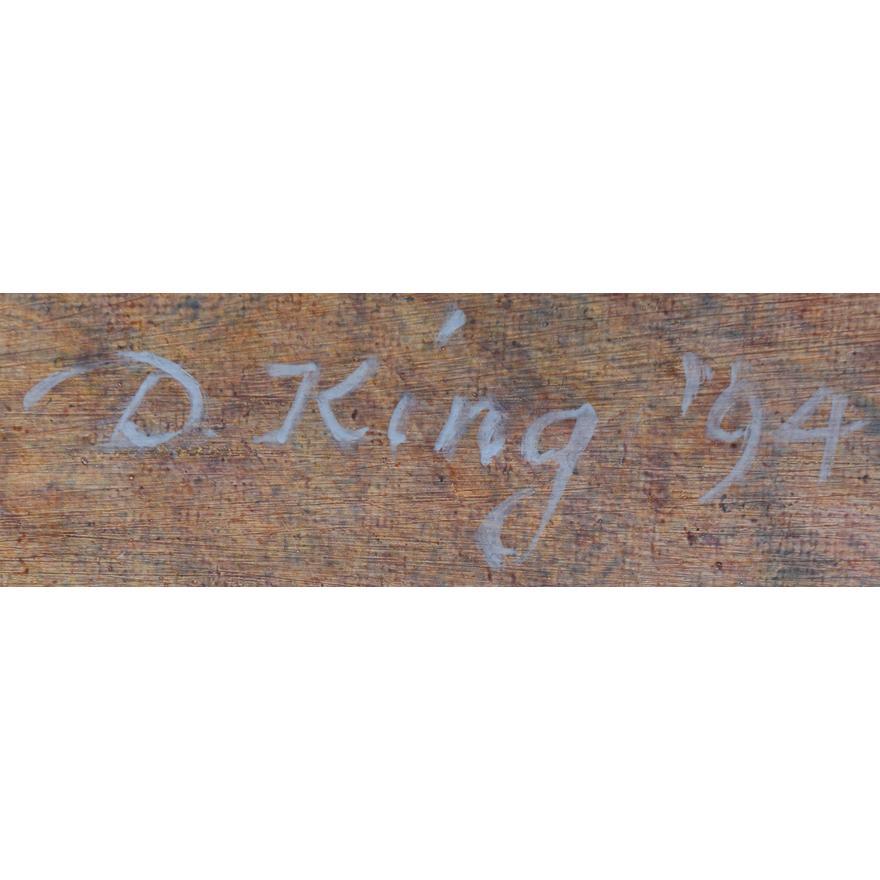 „Frauen in Bewegung“ – Öl auf Leinwand – D. King, ca. 1994 (amerikanisch) im Angebot