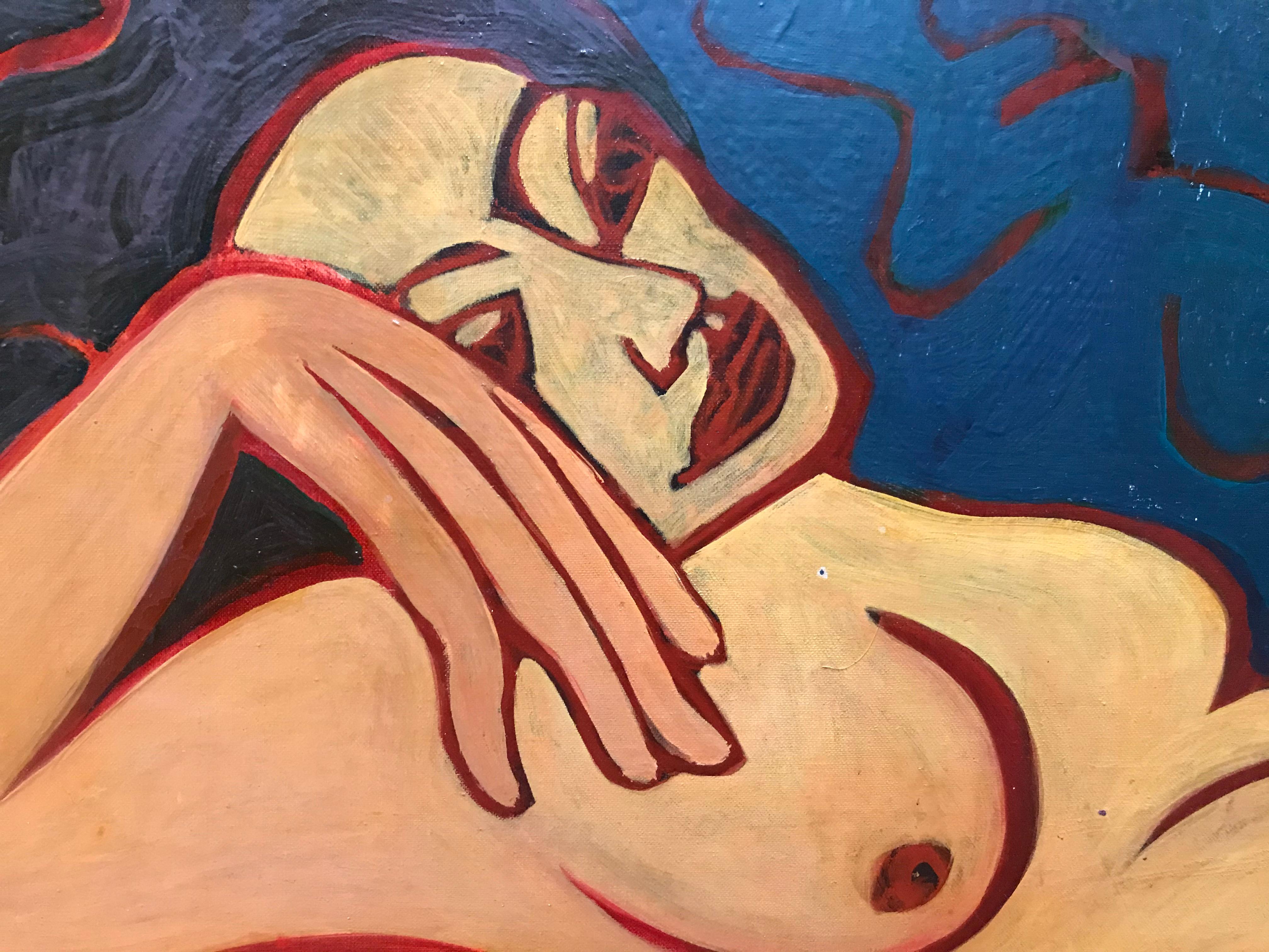 American Nude Oil Painting by Barbara Dodge