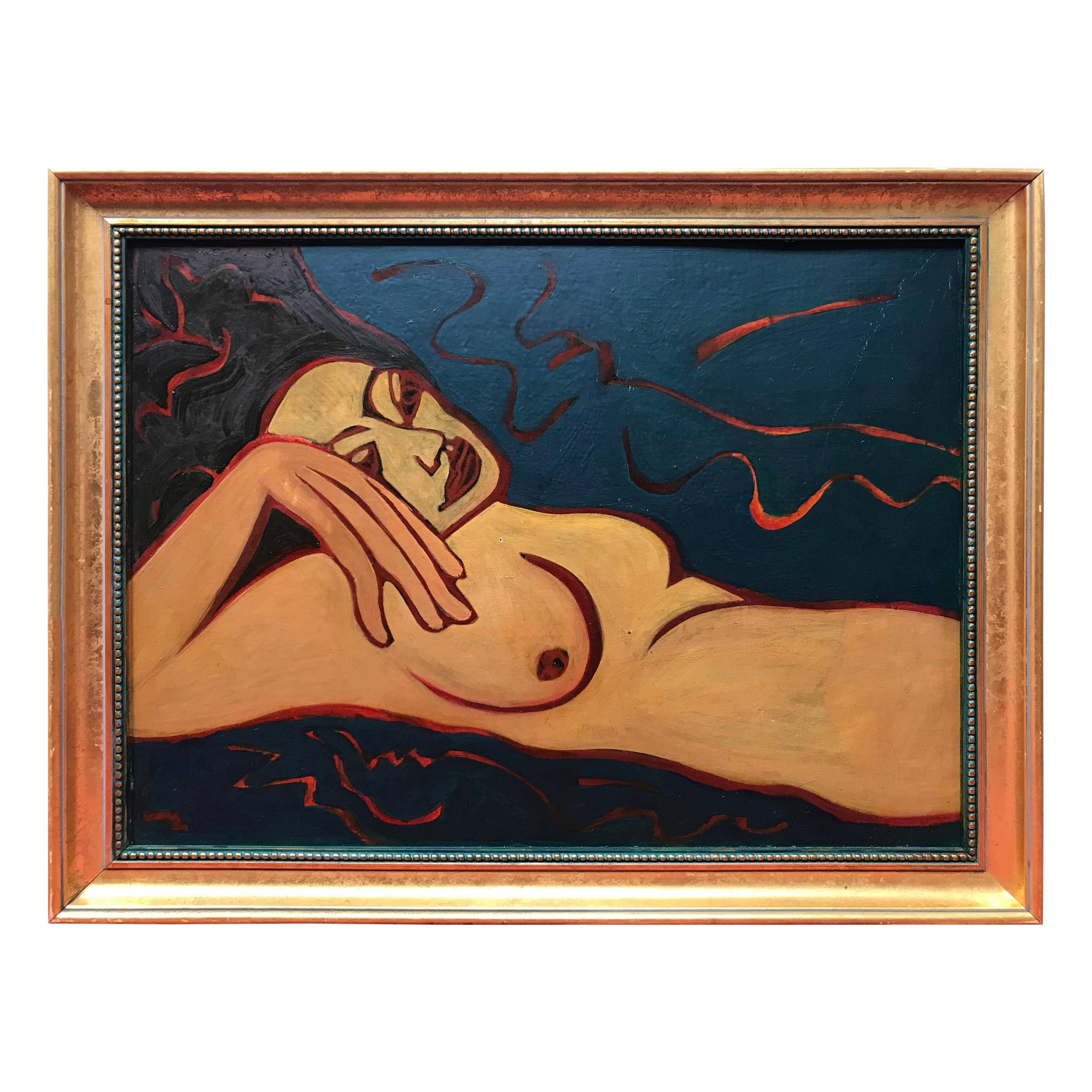 Nude Oil Painting by Barbara Dodge