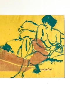 Nude on Couch by Jean Olds
