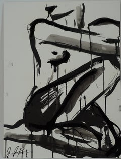 Pintura Desnudo de Jenna Snyder-Phillips, Dibujo en tinta negra sobre papel, Sin marco